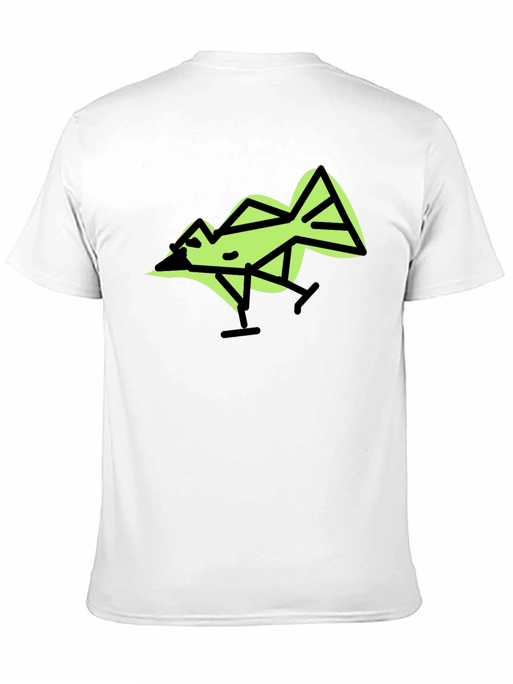 Geometric Bird Graphic T-Shirt
