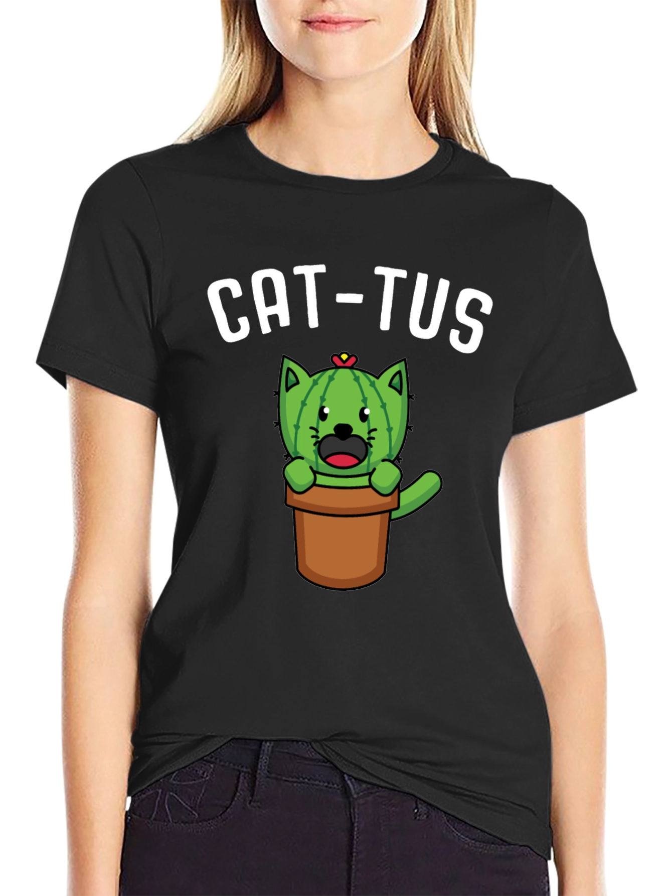 Cat-tus Funny Novelty T-Shirt