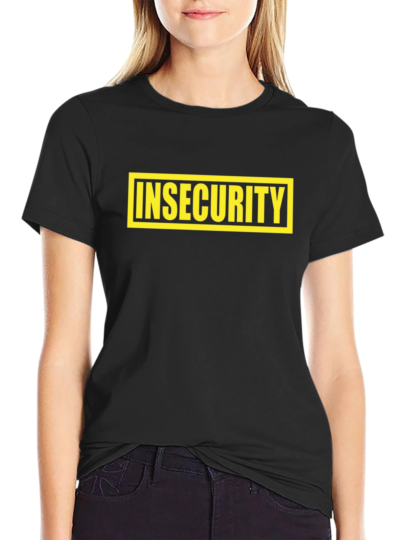 Insecurity Graphic Tee - Black Humor T-Shirt