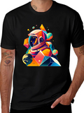 Astronaut Graphic Tee - Space Art T-Shirt