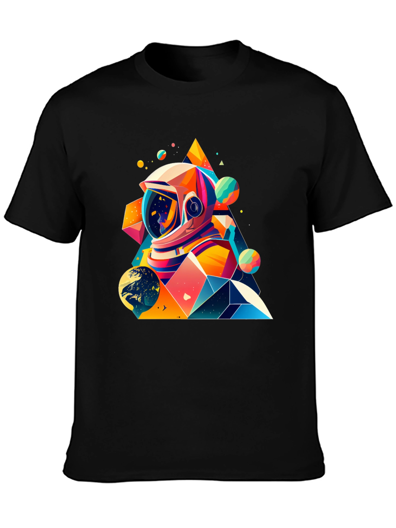 Astronaut Graphic Tee - Space Art T-Shirt