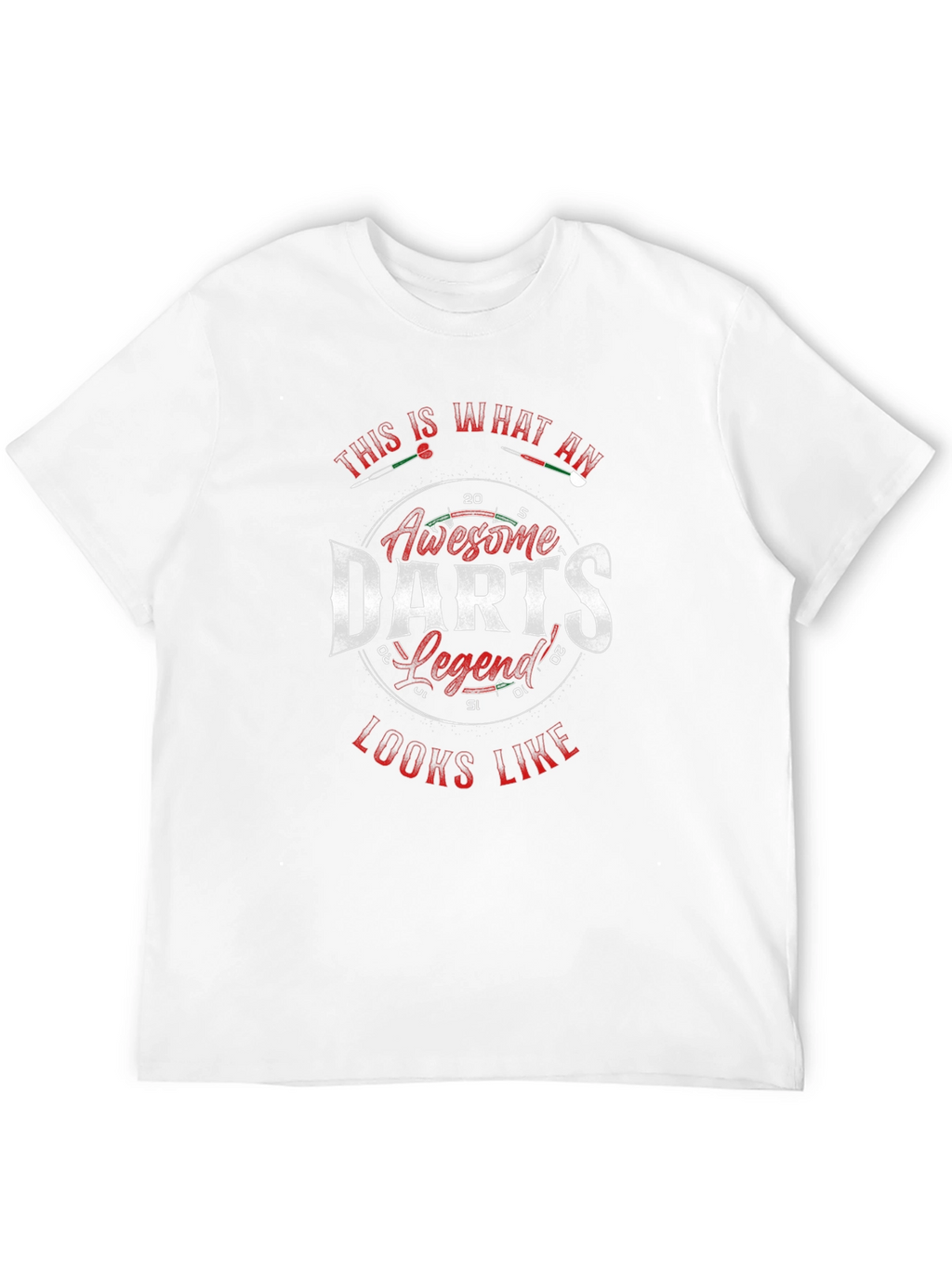 Awesome Darts Legend Black T-Shirt