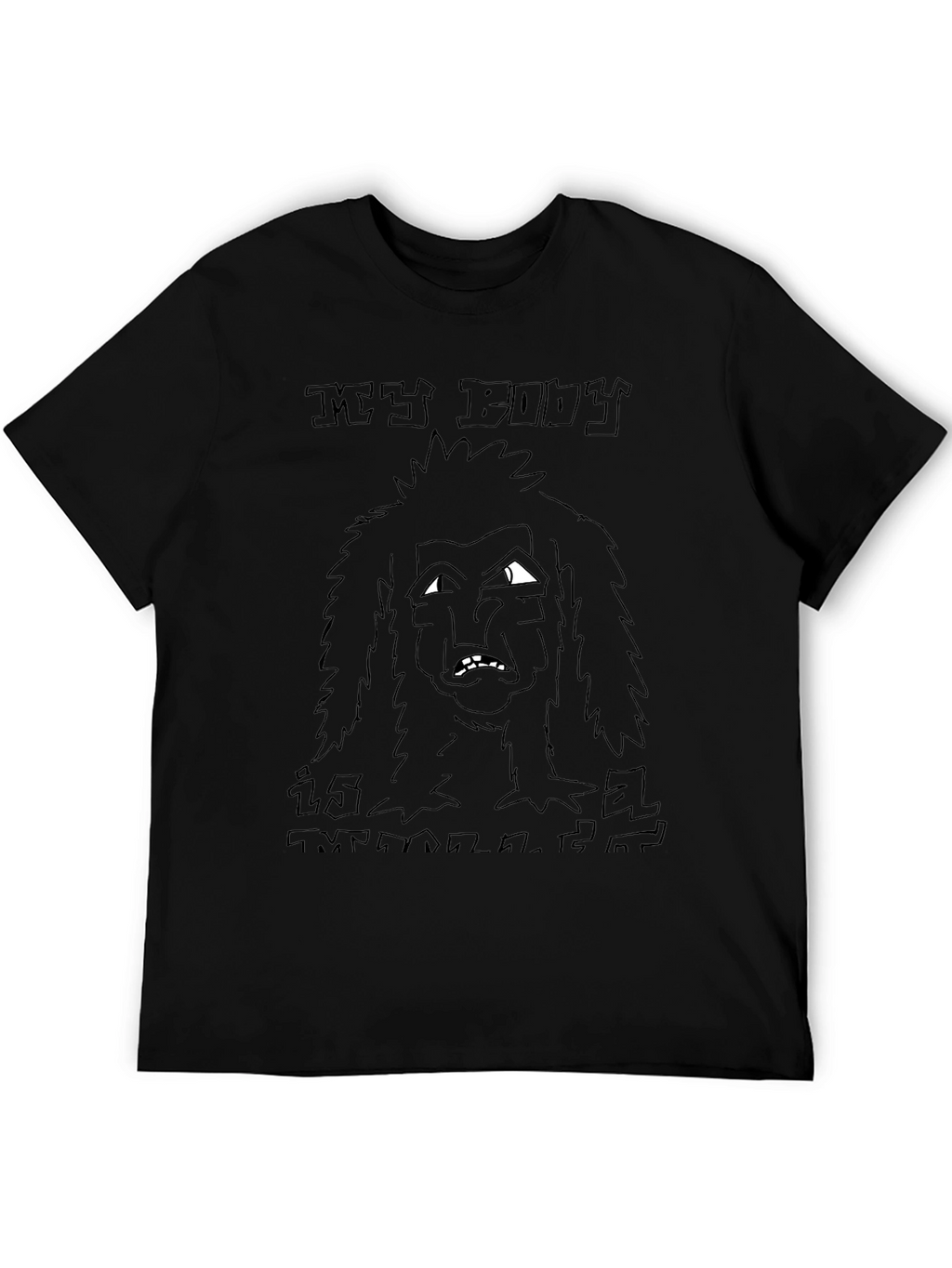 My Body Is Melting Black T-Shirt