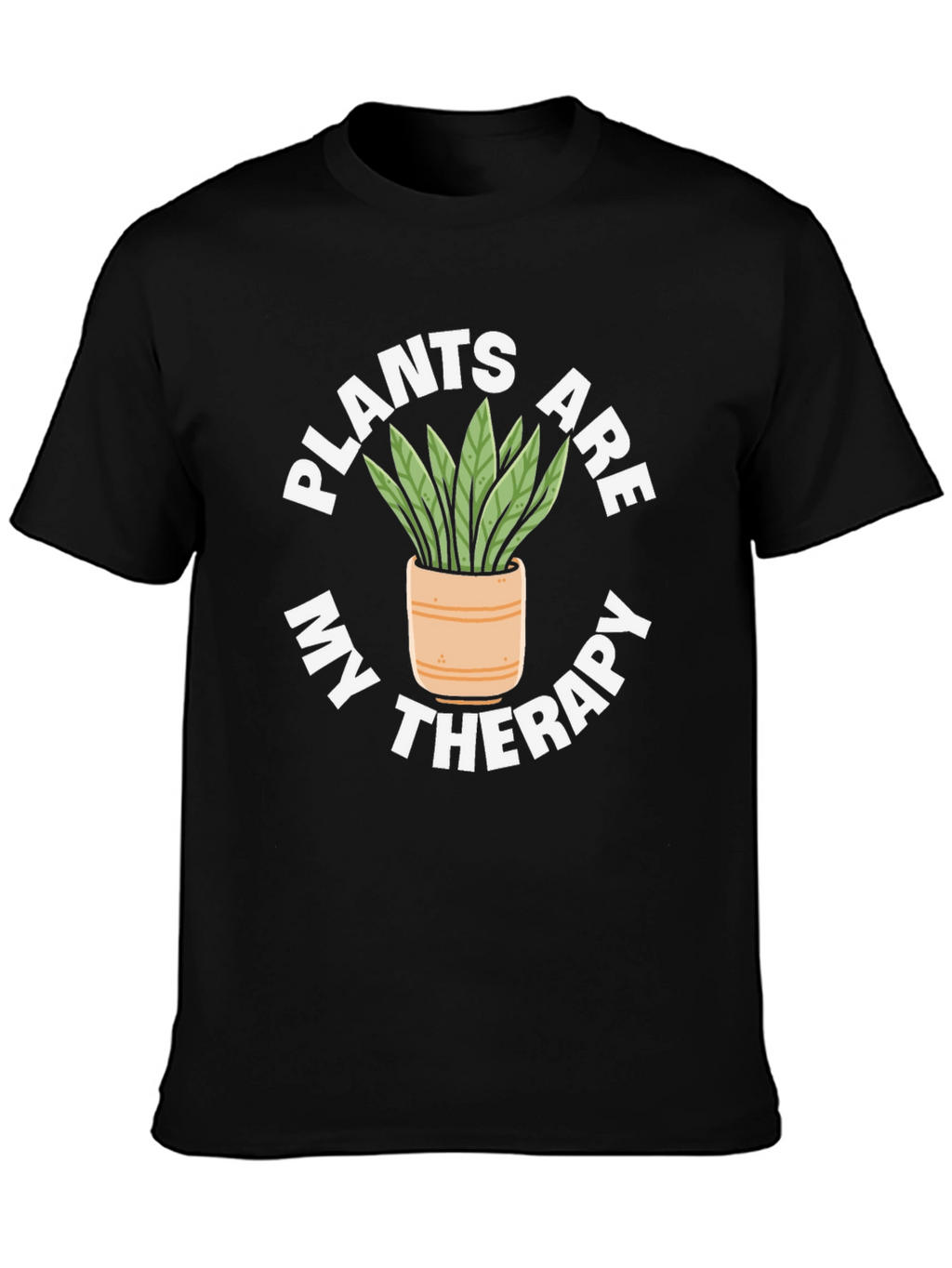 Plants Are My Therapy Graphic T-Shirt