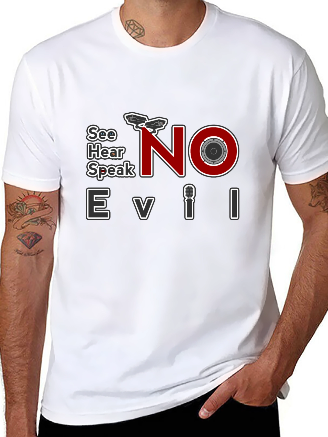 See Hear Speak No Evil T-Shirt