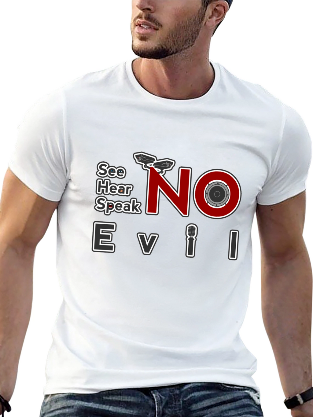 See Hear Speak No Evil T-Shirt