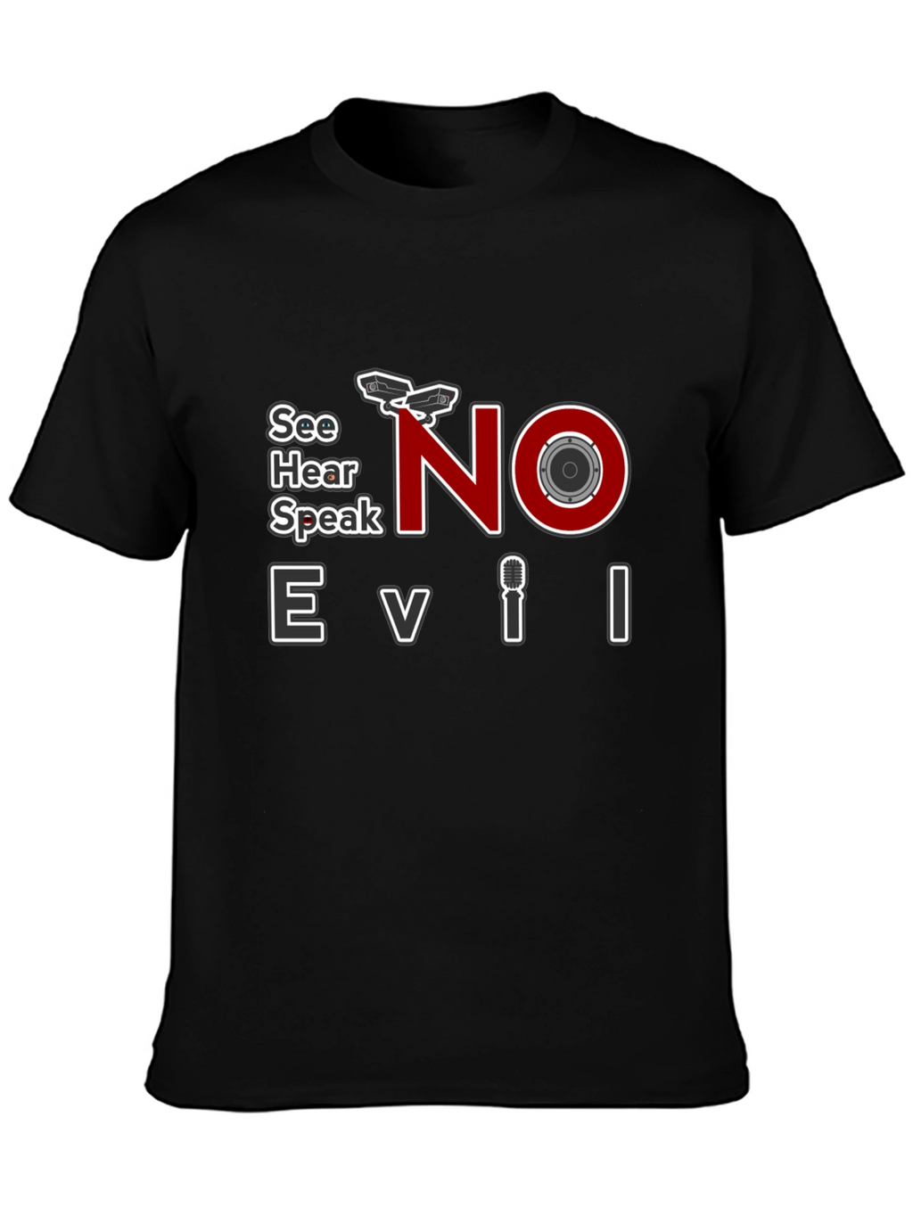 See Hear Speak No Evil T-Shirt
