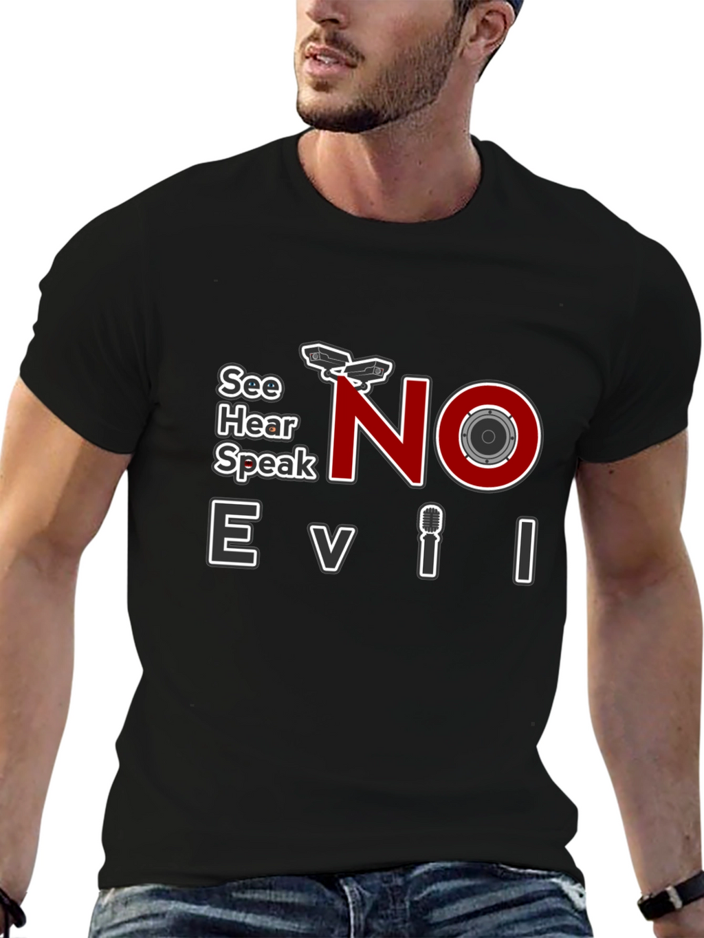 See Hear Speak No Evil T-Shirt