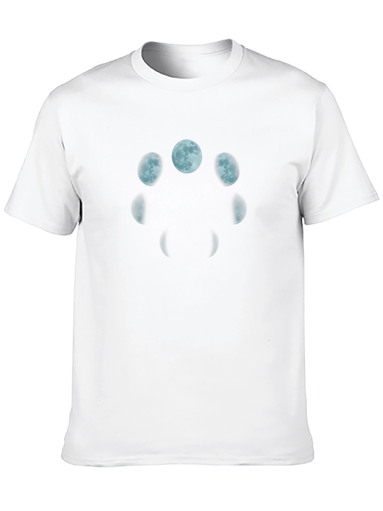Lunar Phases Black T-Shirt