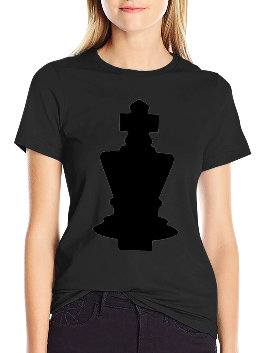 Chess King Graphic T-Shirt - Black Tee