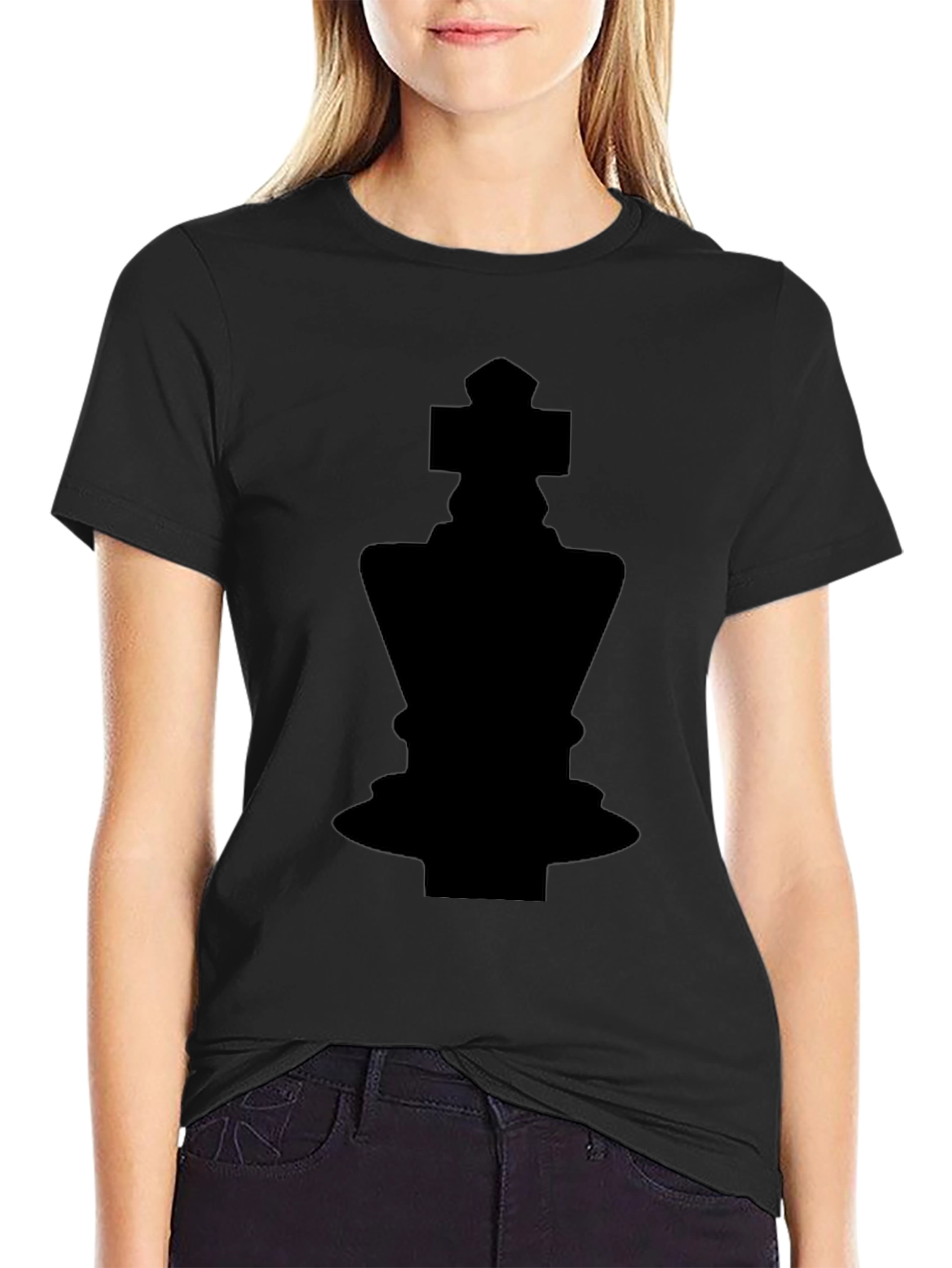 Chess King Graphic T-Shirt - Black Tee