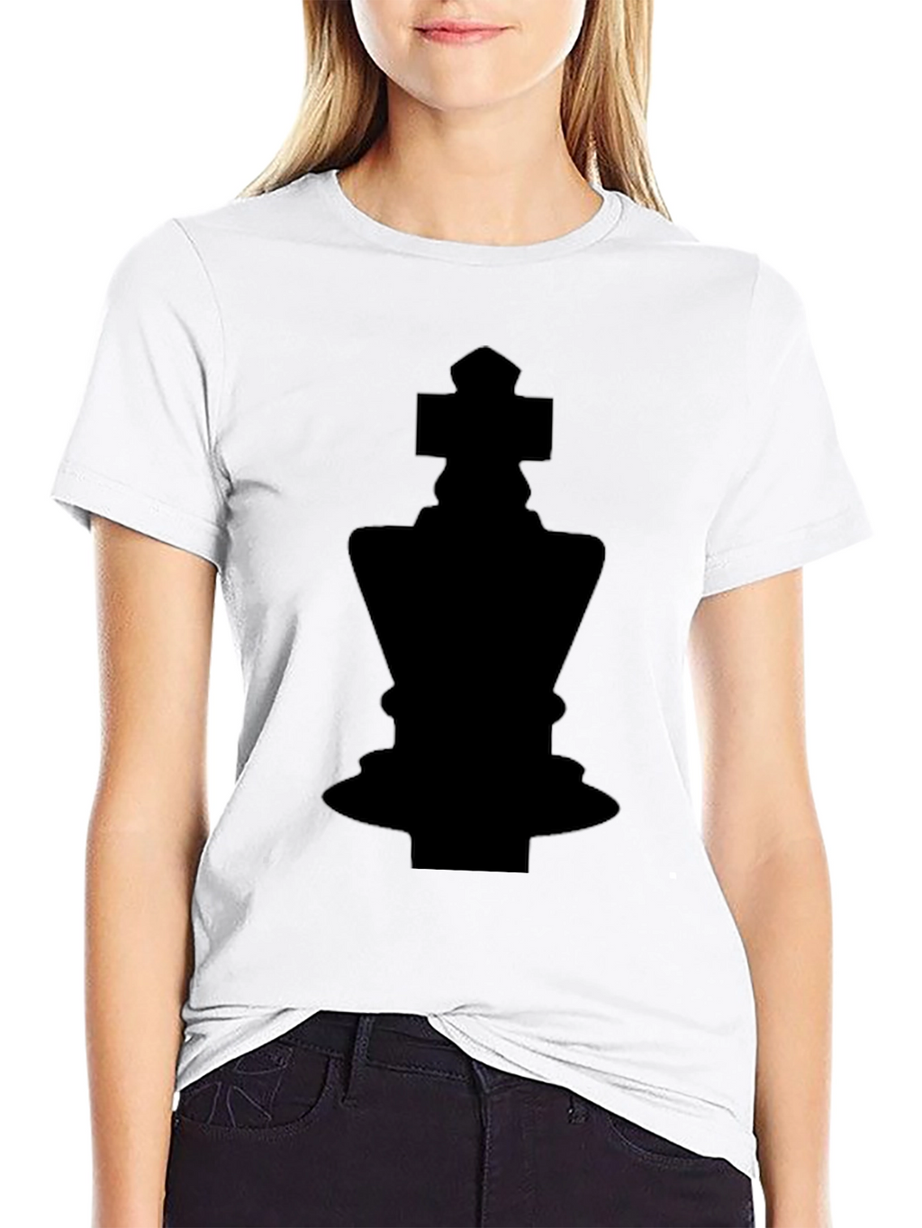 Chess King Graphic T-Shirt - Black Tee
