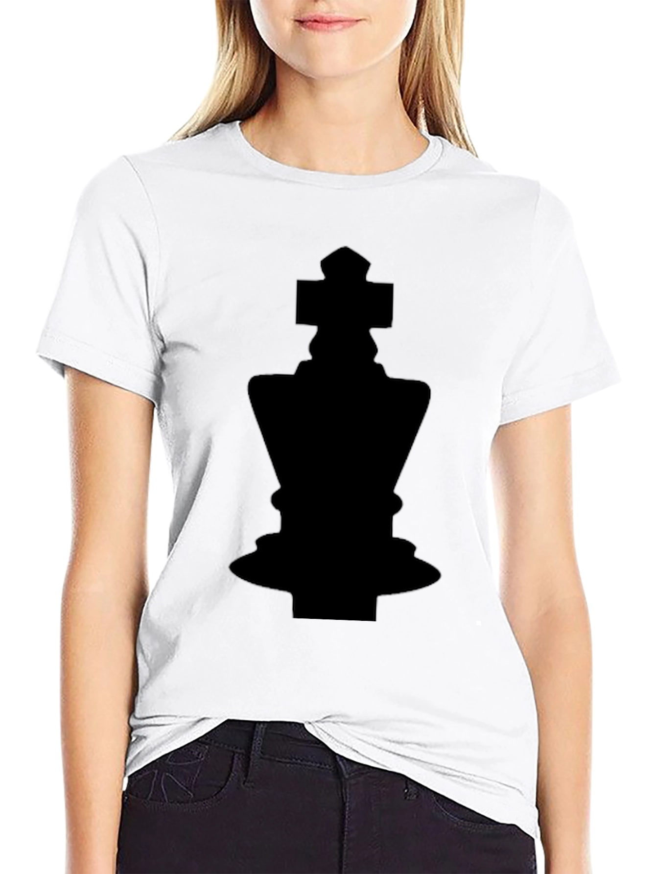 Chess King Graphic T-Shirt - Black Tee