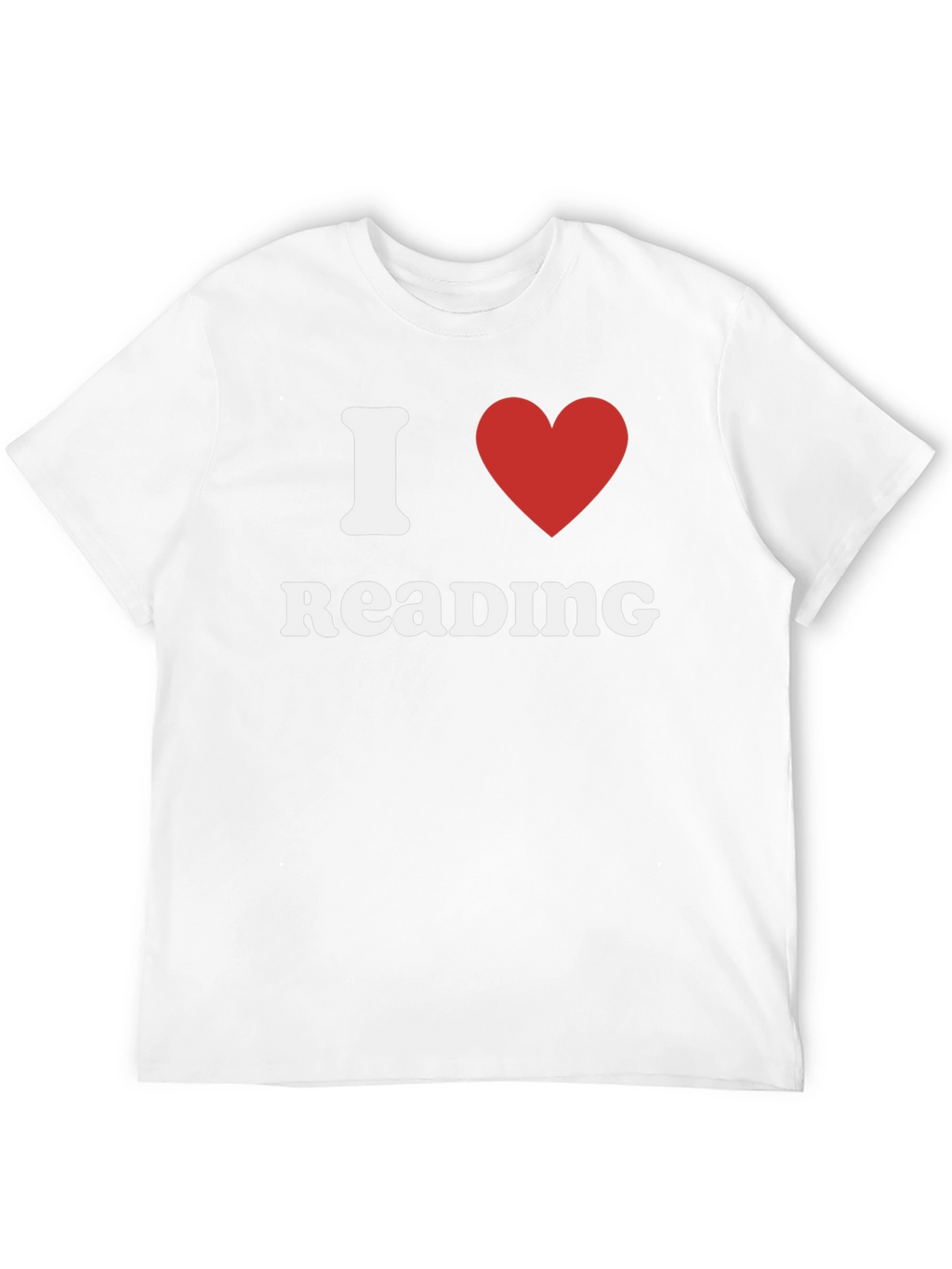 I Love Reading T-Shirt - Black Cotton Tee