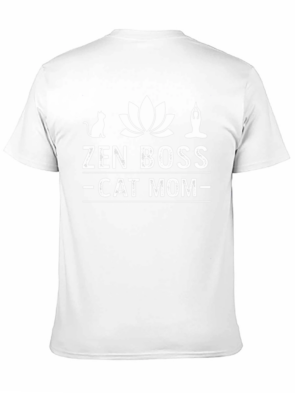 Zen Boss Cat Mom Graphic Tee