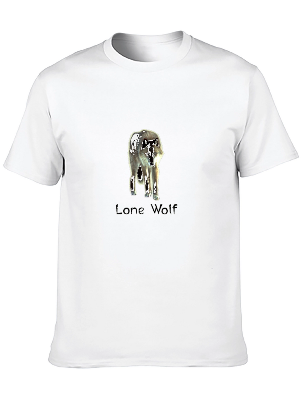 Lone Wolf Graphic T-Shirt - Black