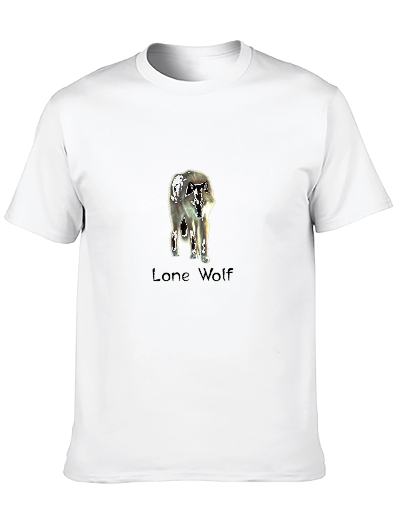 Lone Wolf Graphic T-Shirt - Black