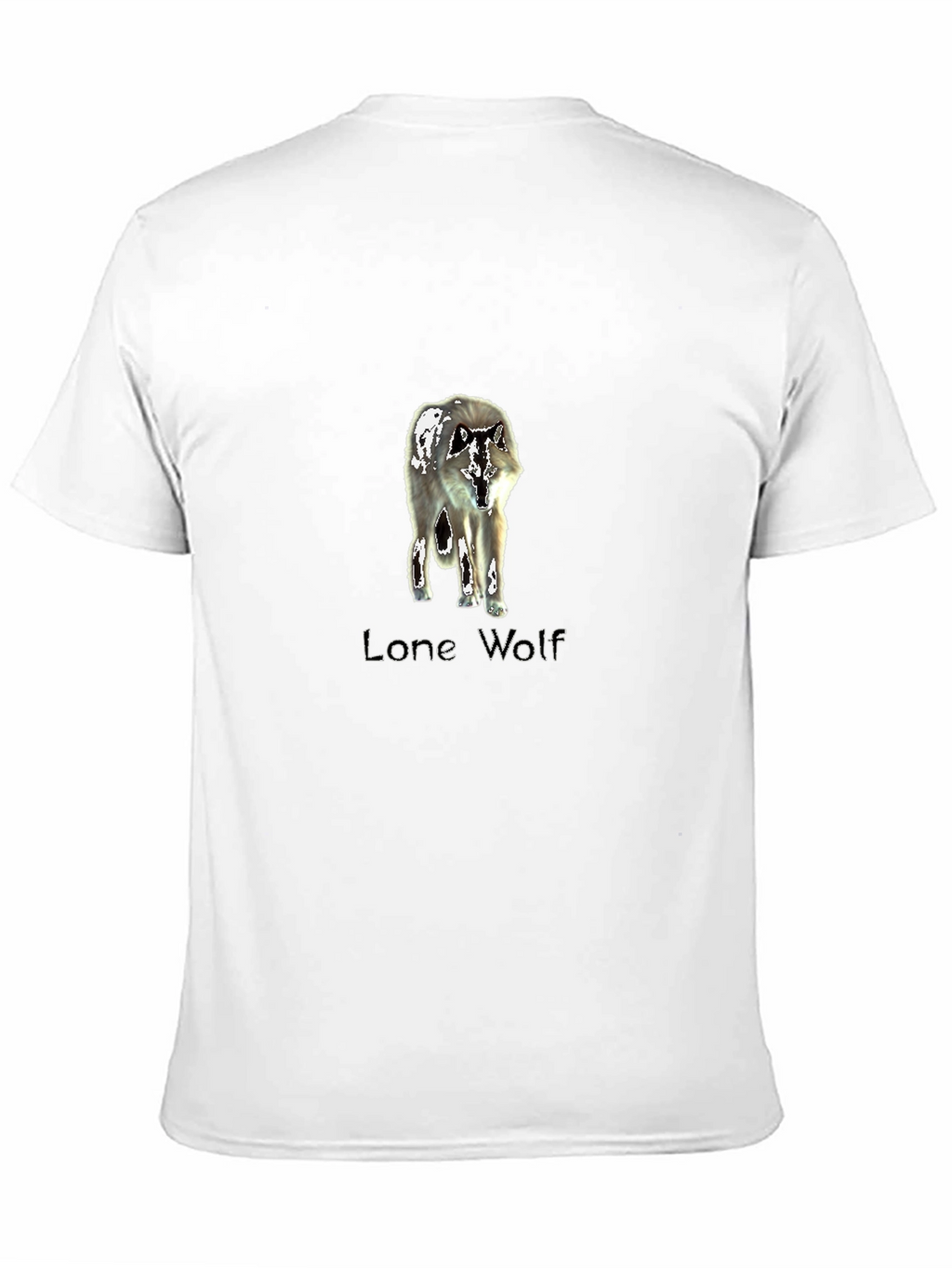 Lone Wolf Graphic T-Shirt - Black