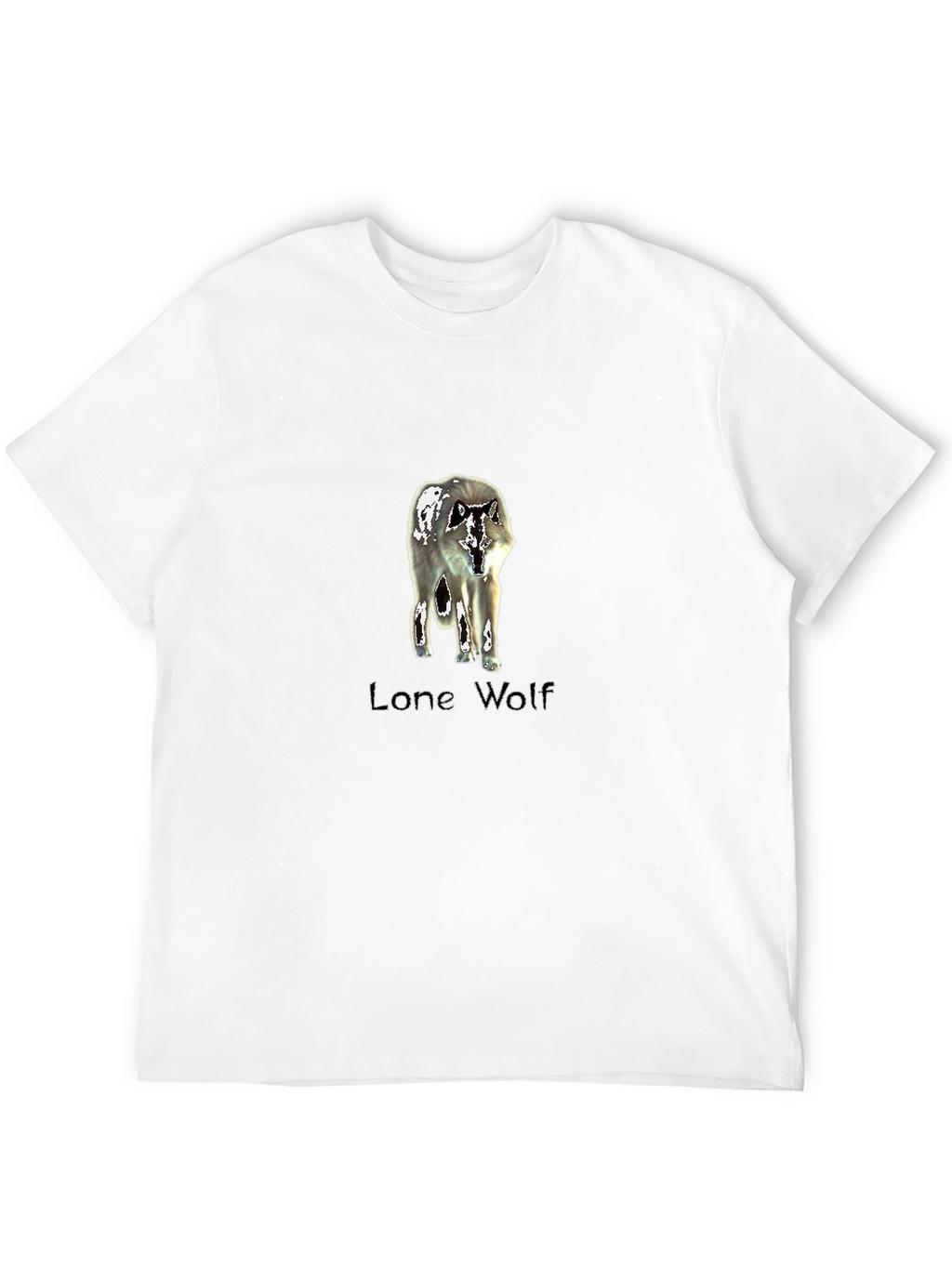 Lone Wolf Graphic T-Shirt - Black