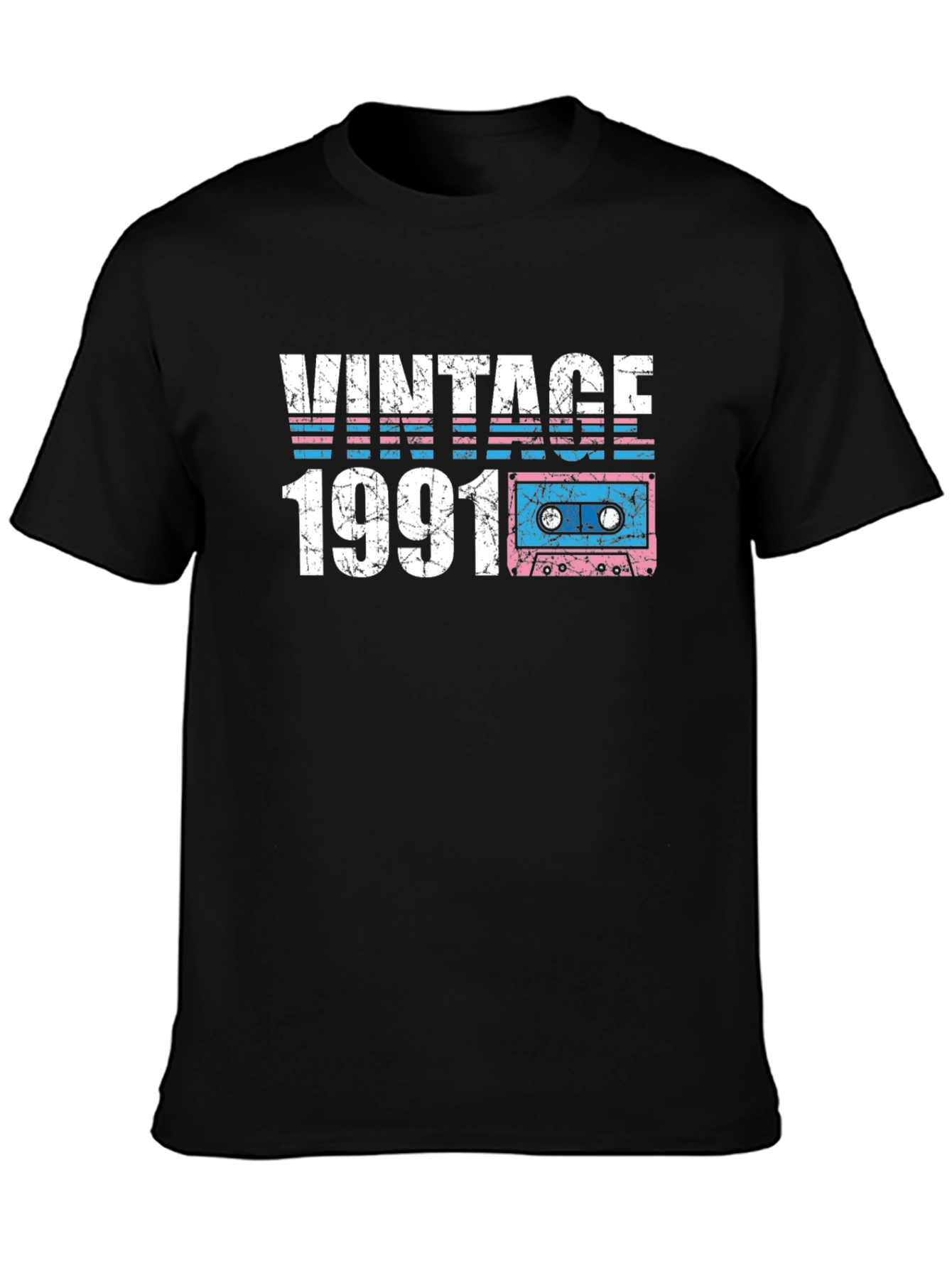 Vintage 1991 Cassette Tape T-Shirt