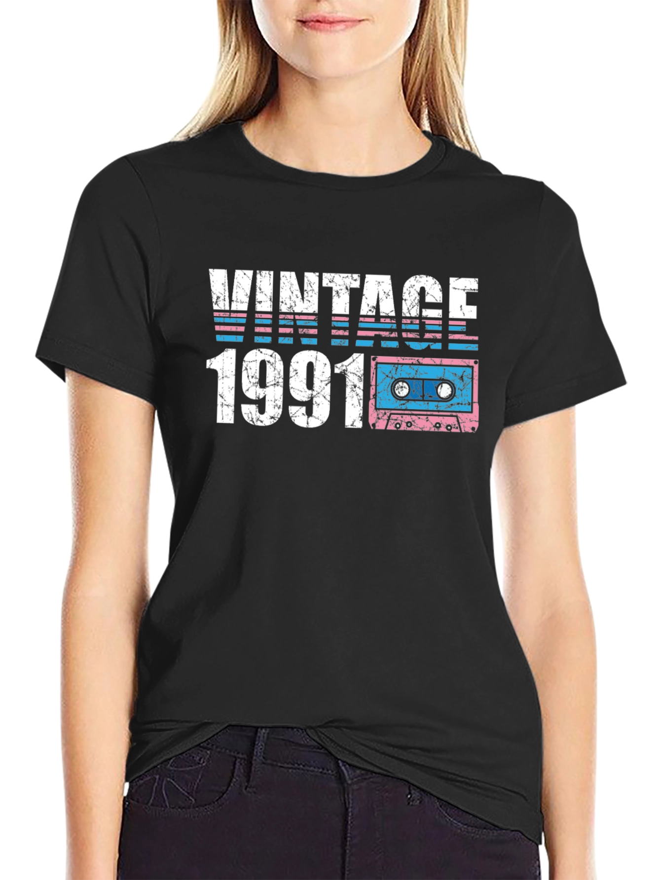 Vintage 1991 Cassette Tape T-Shirt