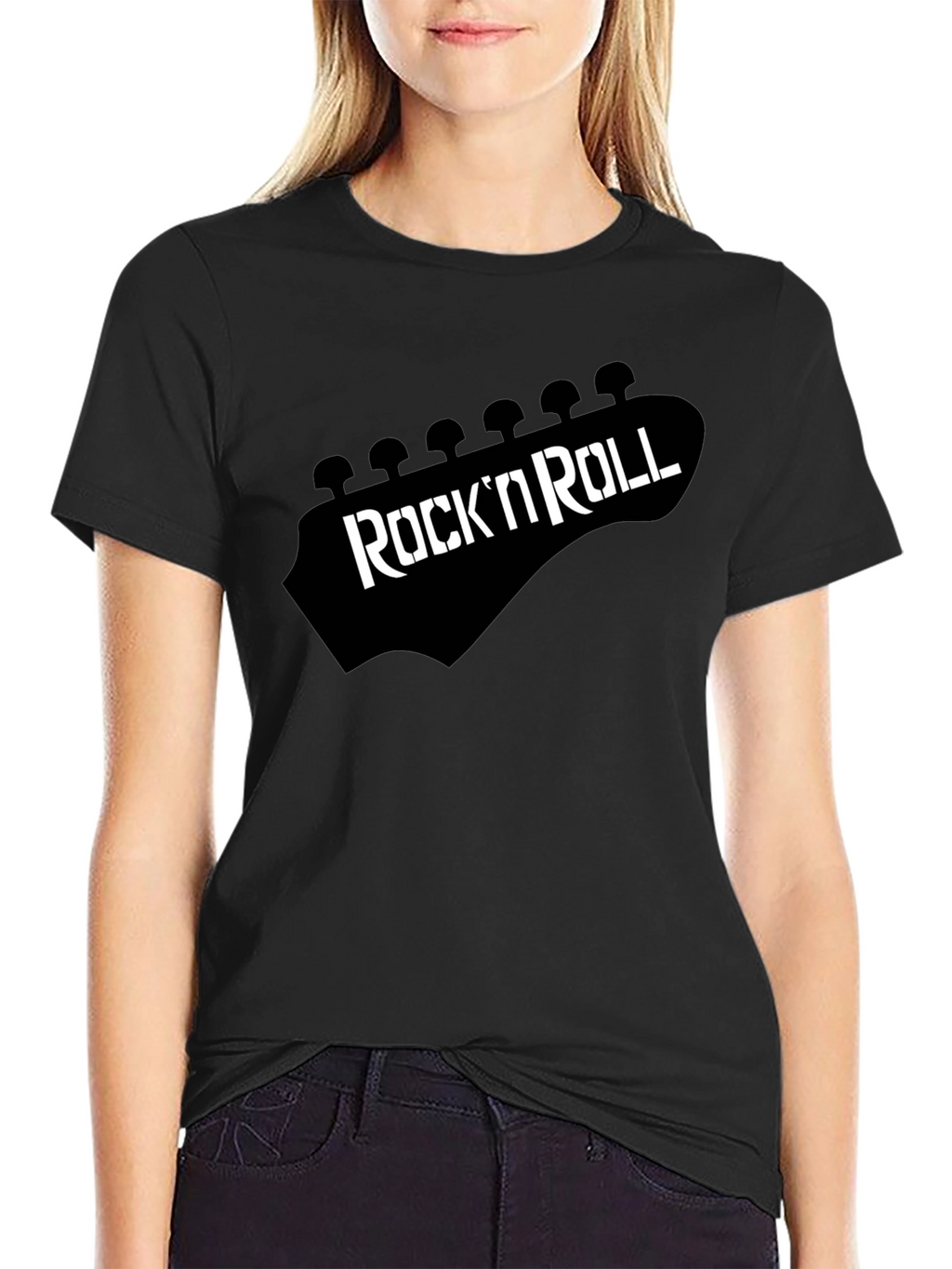 Rock N Roll Guitar Head T-Shirt