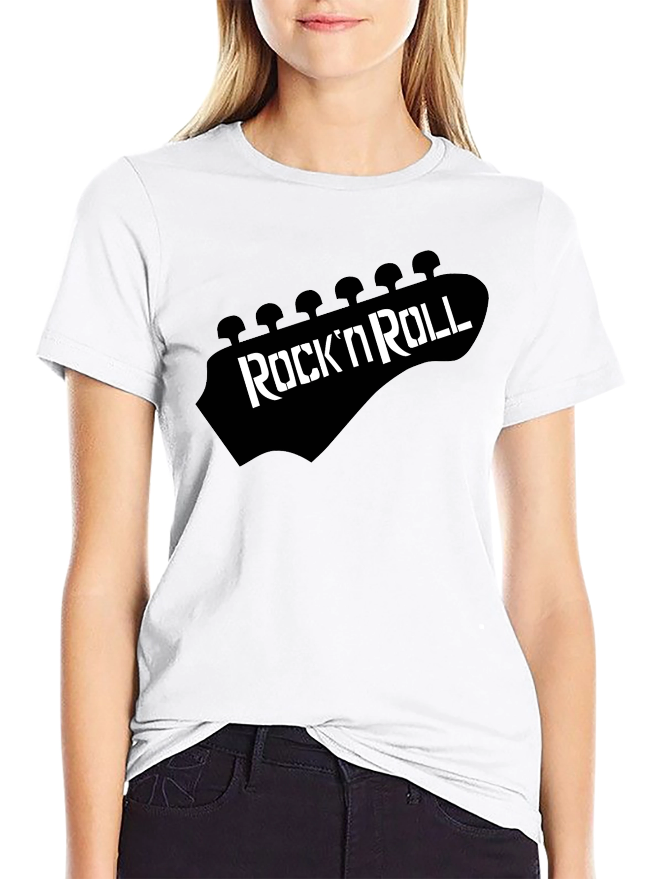 Rock N Roll Guitar Head T-Shirt