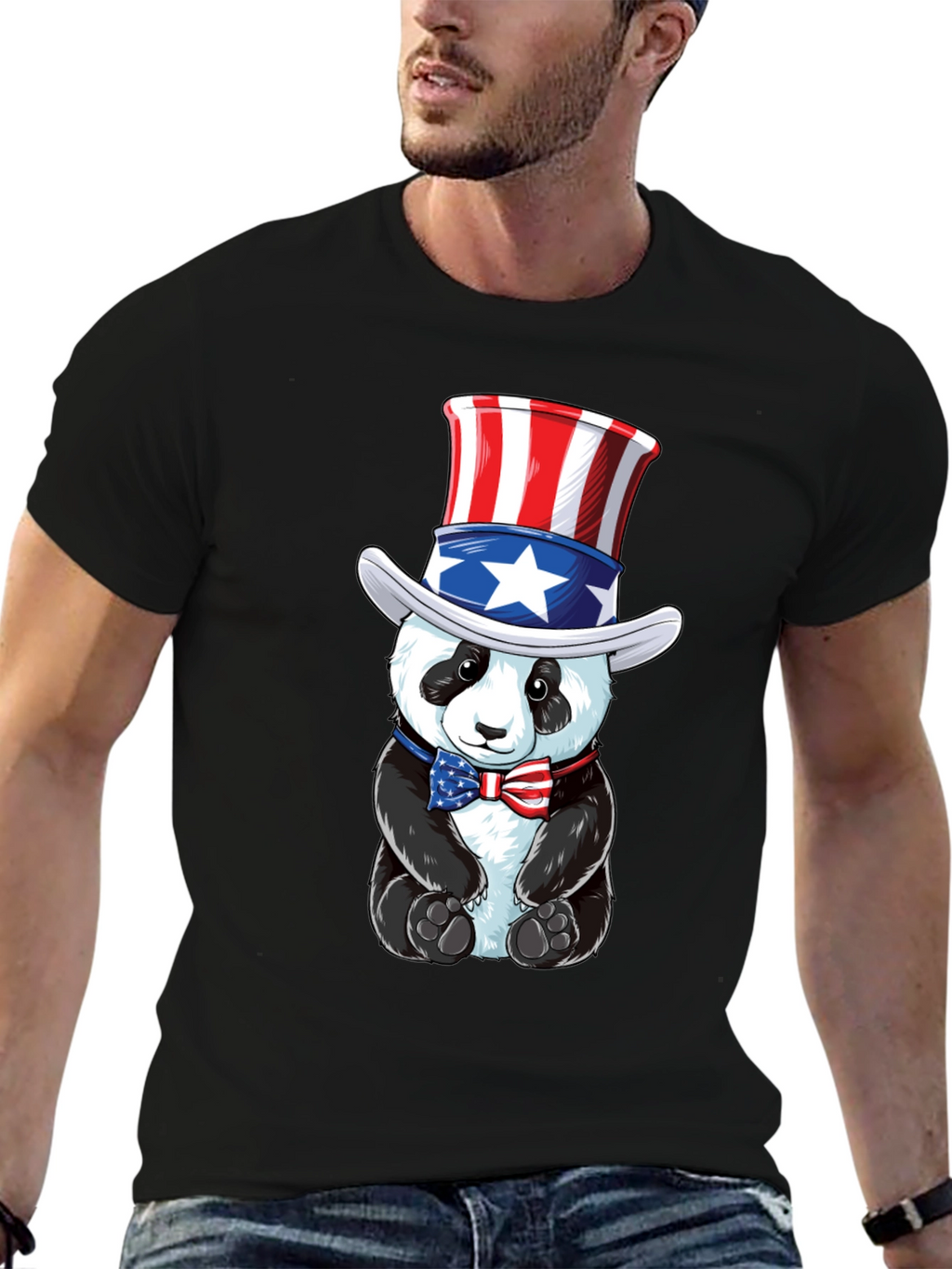 Patriotic Panda T-Shirt