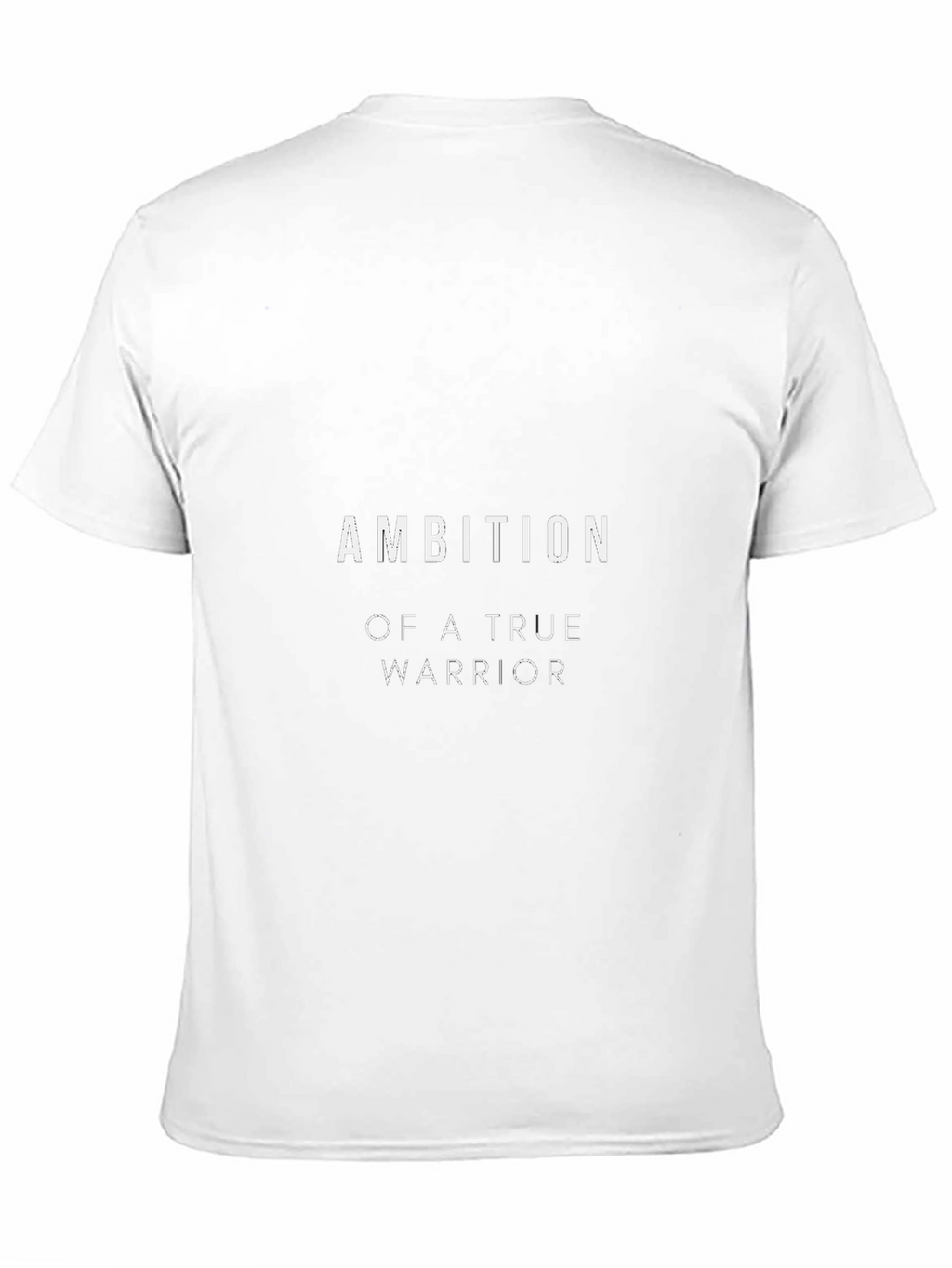 Ambition of a True Warrior Black T-Shirt