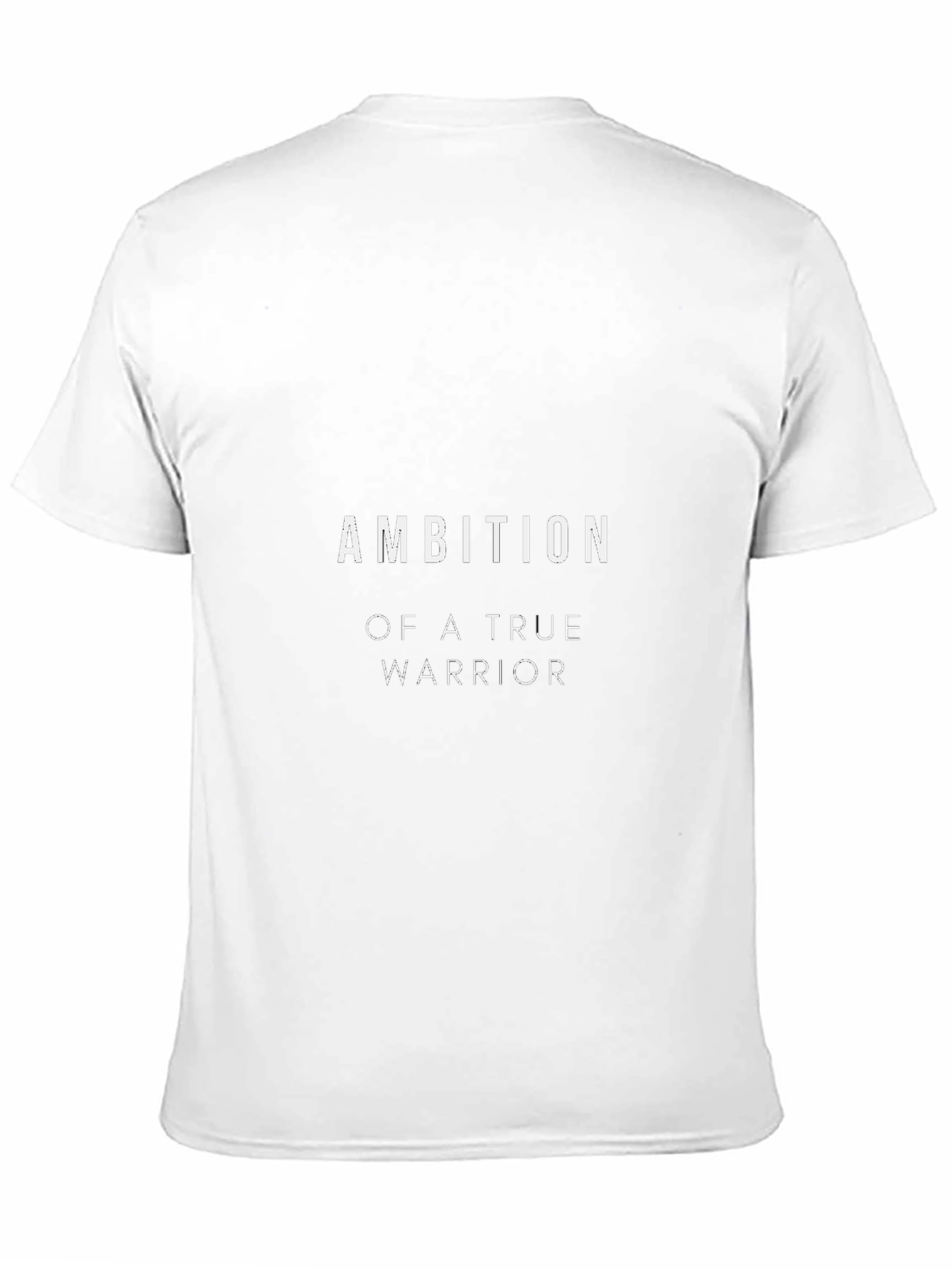 Ambition of a True Warrior Black T-Shirt