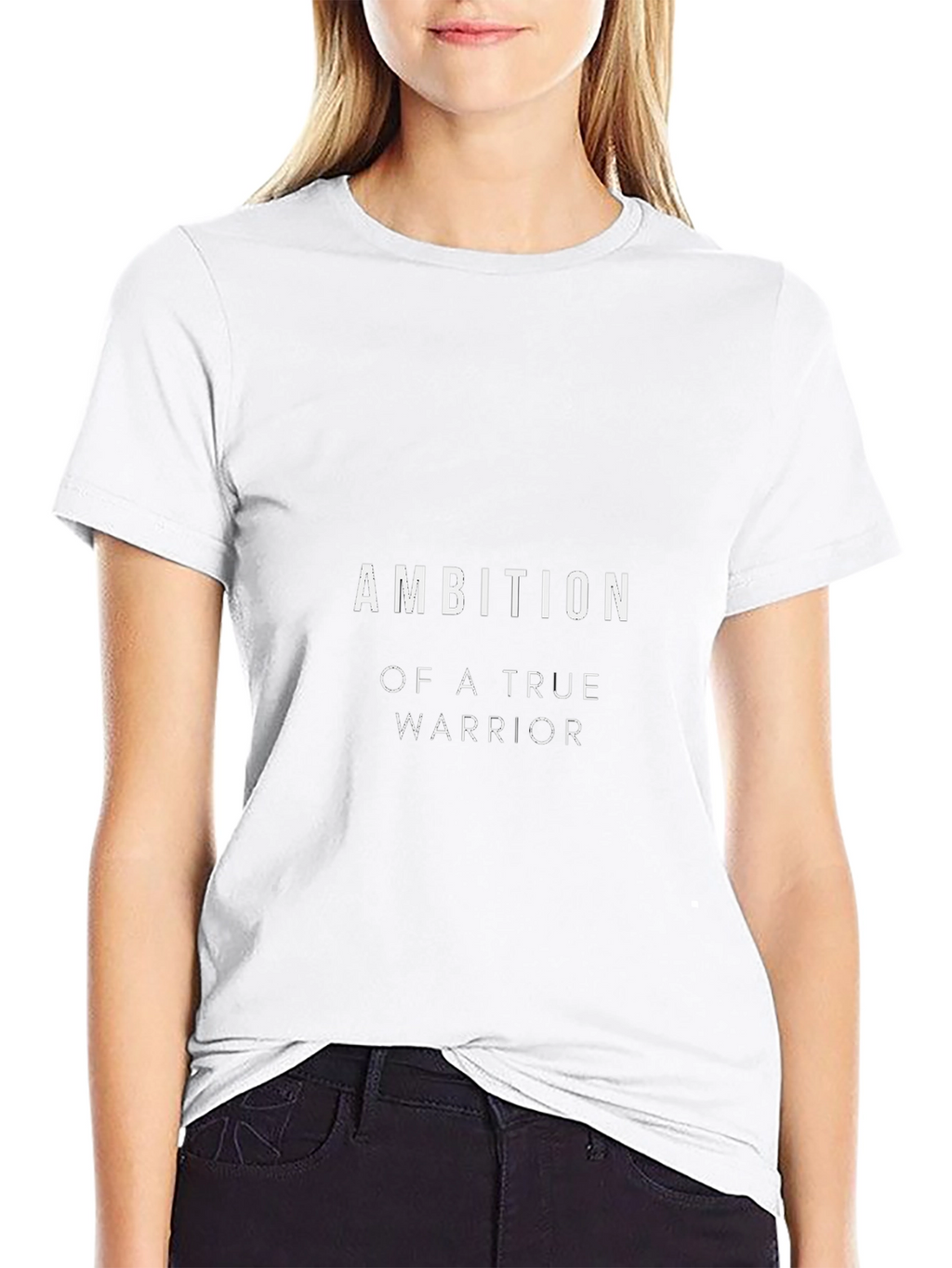 Ambition of a True Warrior Black T-Shirt