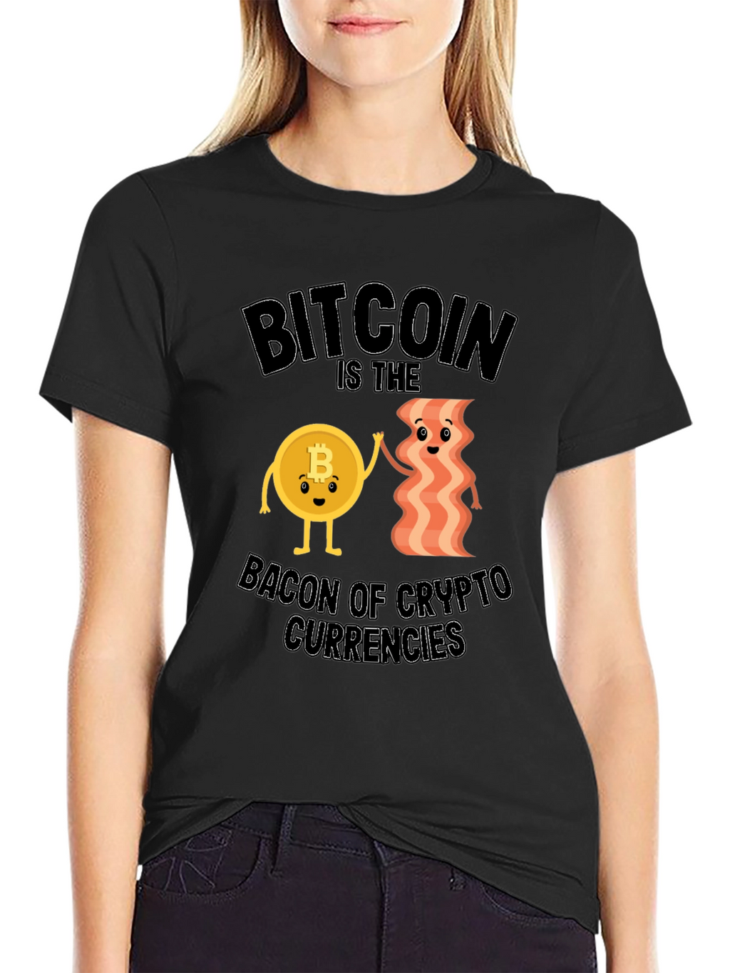 Bitcoin & Bacon Crypto T-Shirt
