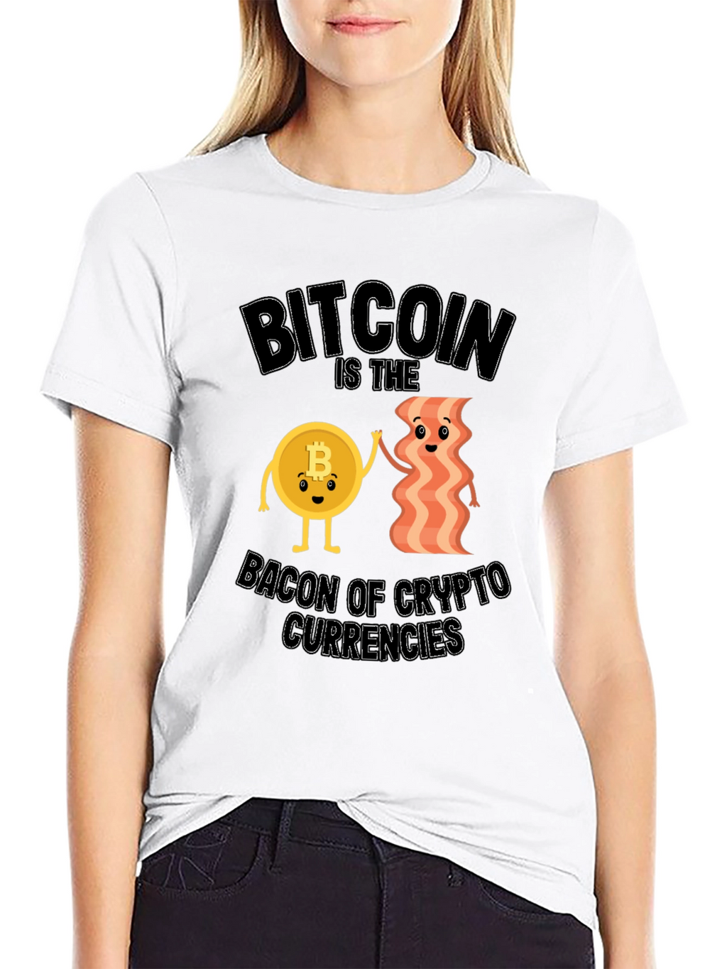 Bitcoin & Bacon Crypto T-Shirt