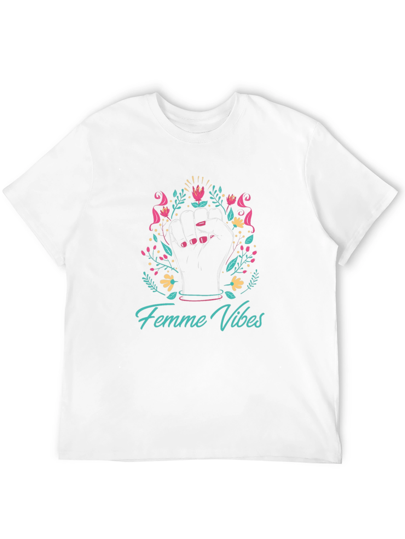 Femme Vibes Graphic Tee - Empowering Design