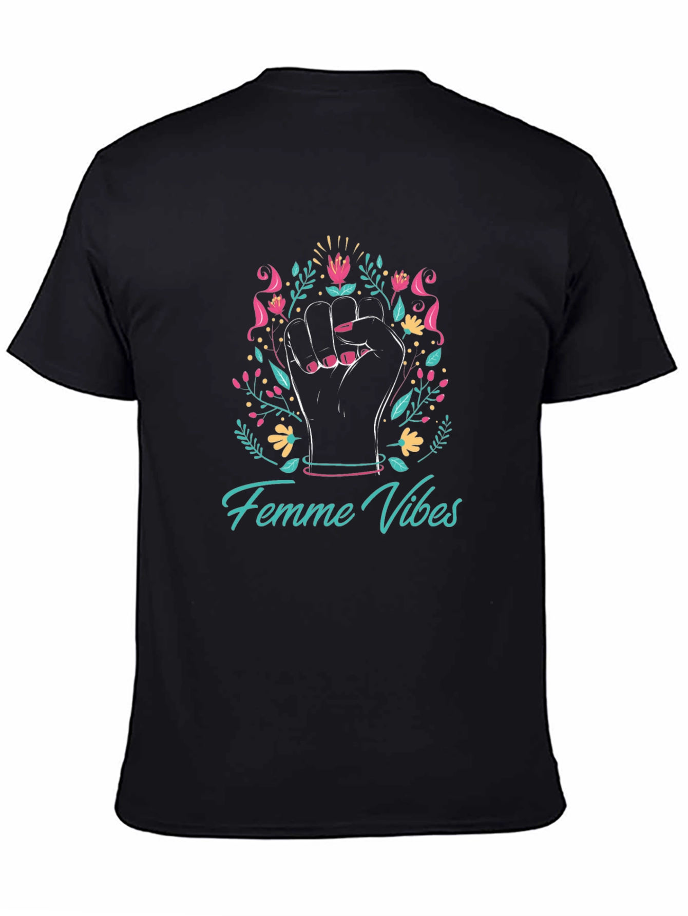 Femme Vibes Graphic Tee - Empowering Design