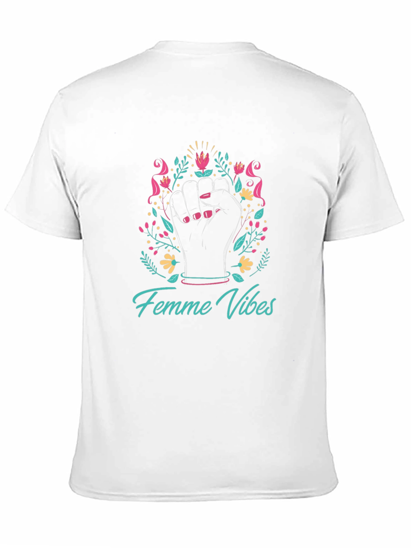 Femme Vibes Graphic Tee - Empowering Design
