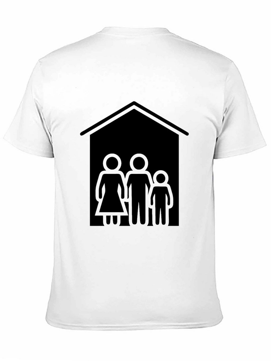 Family House T-Shirt - Black Tee