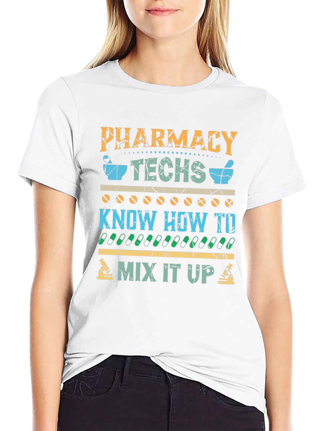 Pharmacy Techs Know How To Mix It Up T-Shirt