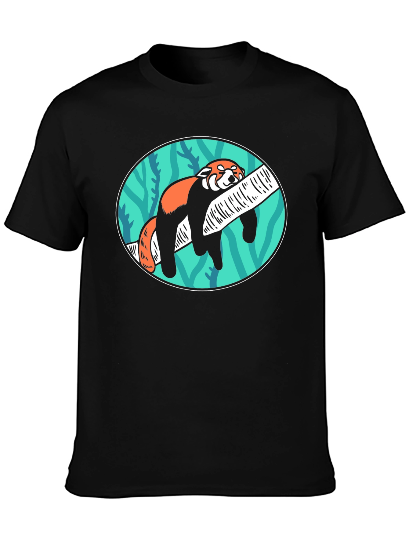 Red Panda Nap T-Shirt - Cute Animal Tee