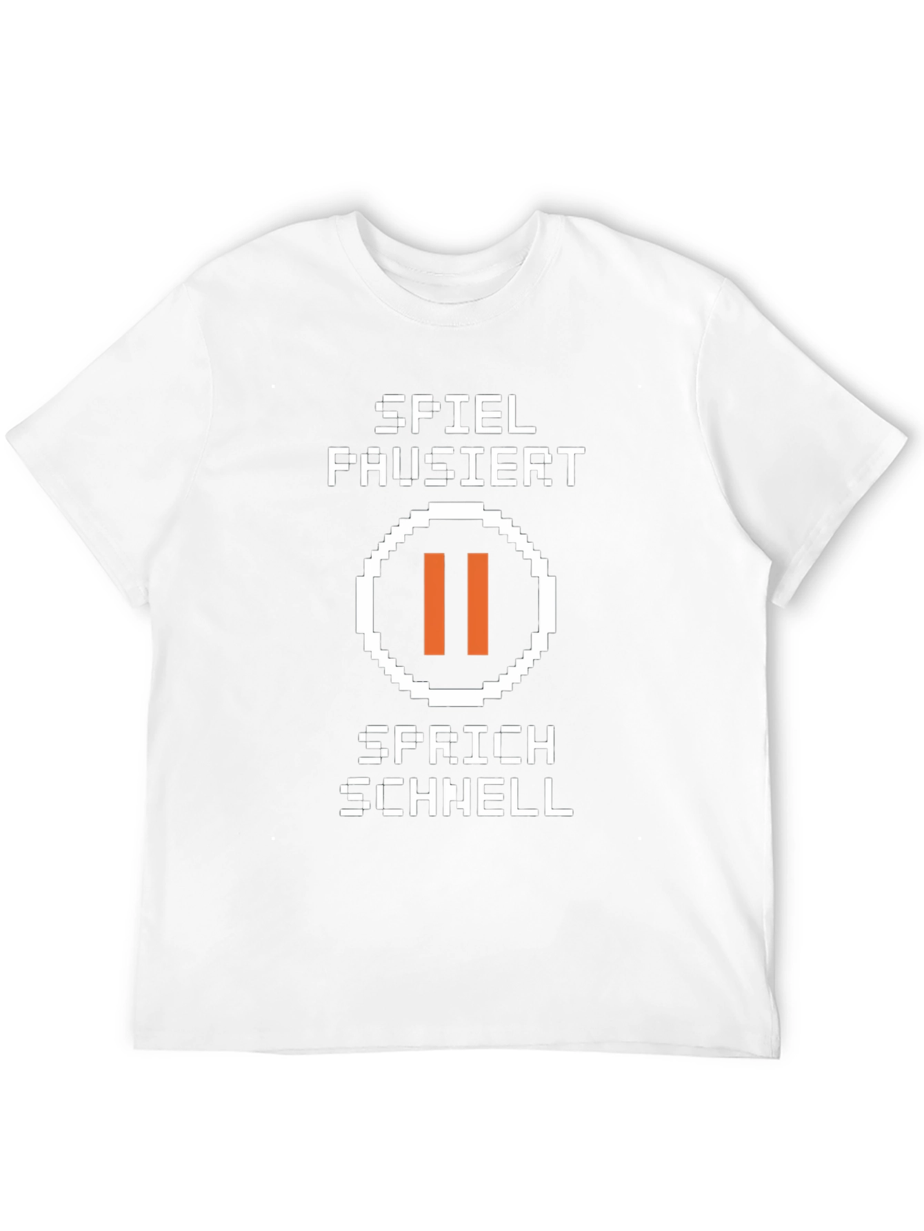 Spiel Pausiert Gamer T-Shirt - Black