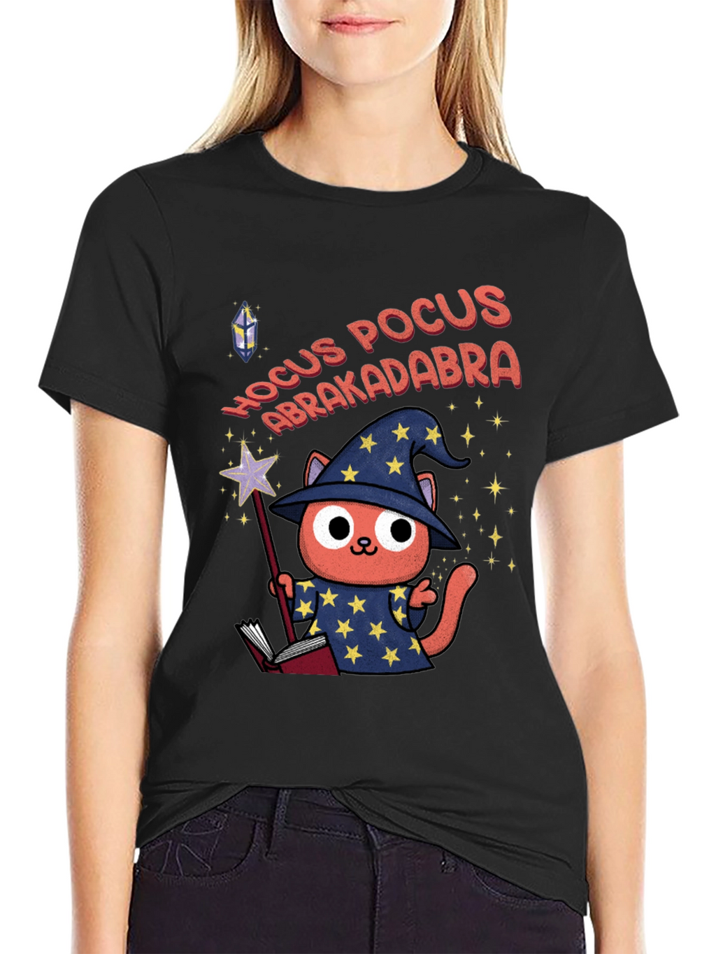Wizard Cat Hocus Pocus T-Shirt