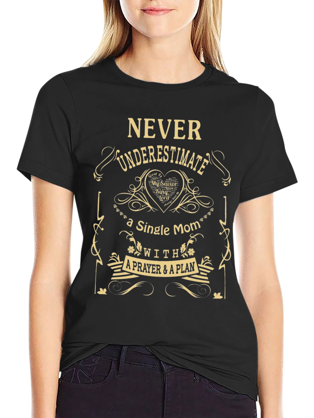 Single Mom Prayer Plan T-Shirt