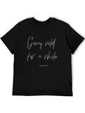 Going Wild T-Shirt - Soft Black Cotton