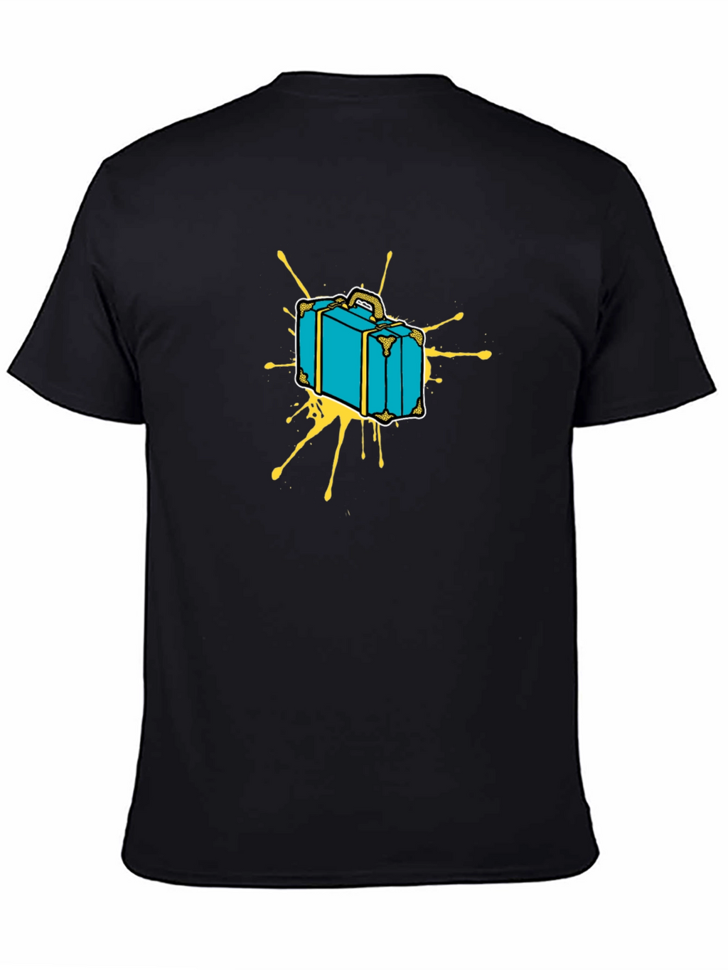 Retro Suitcase Graphic Tee - Travel in Style
