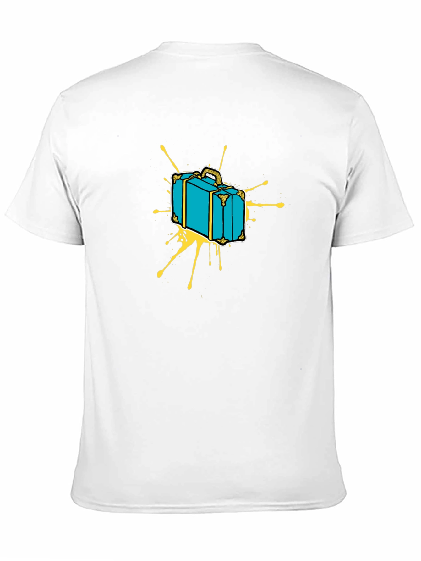 Retro Suitcase Graphic Tee - Travel in Style
