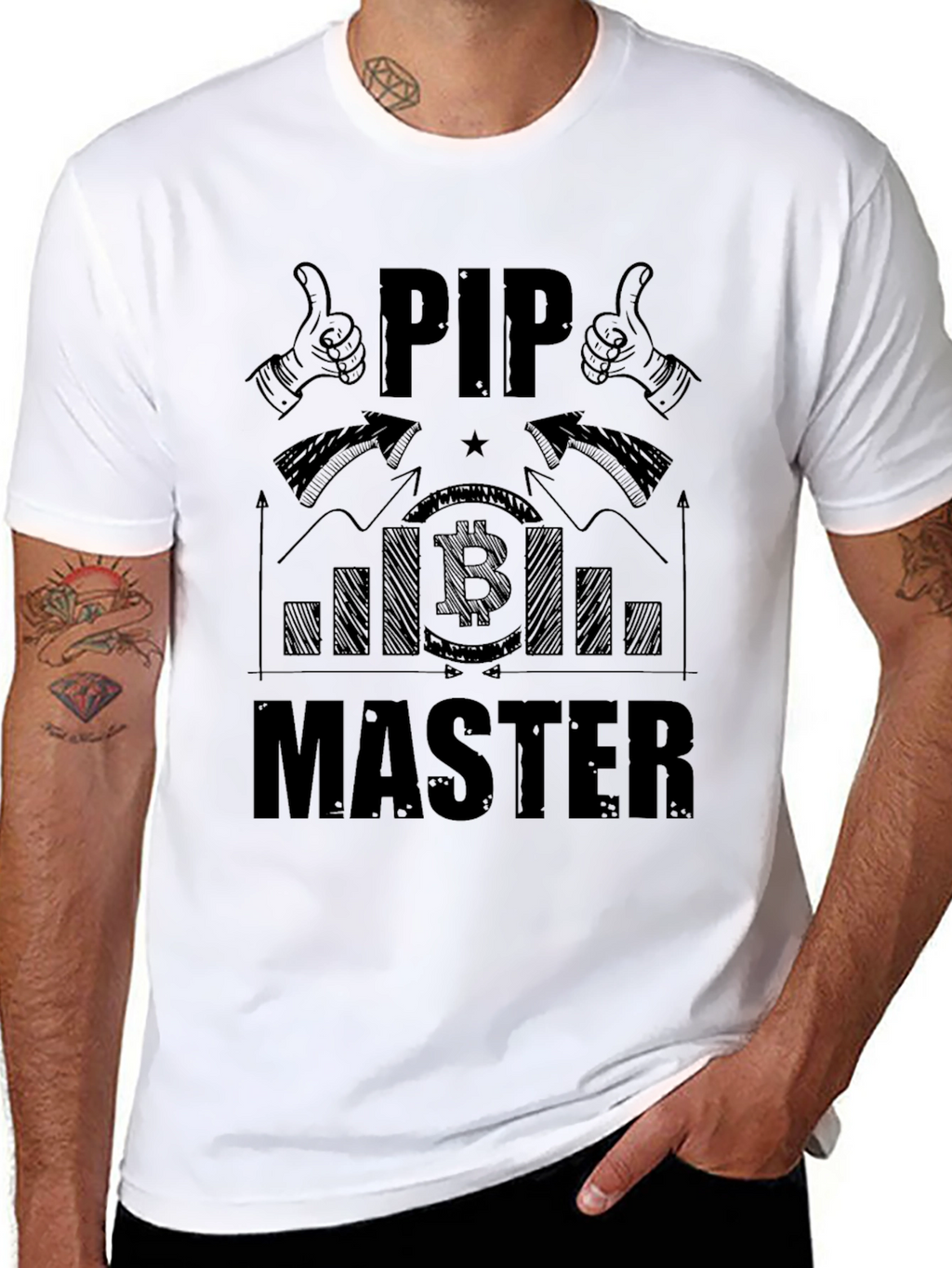 PIP Master Bitcoin Crypto Trading T-Shirt