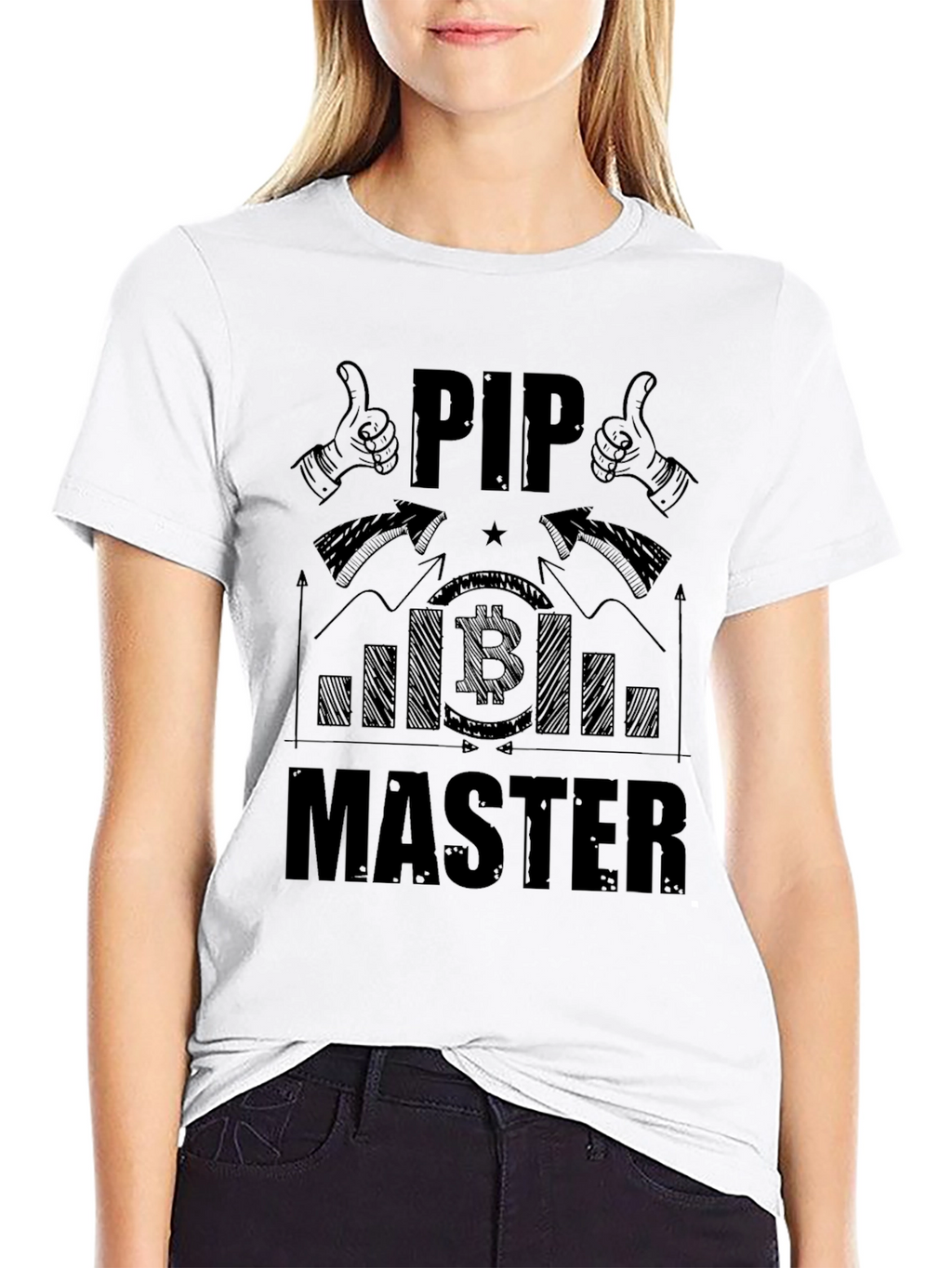 PIP Master Bitcoin Crypto Trading T-Shirt