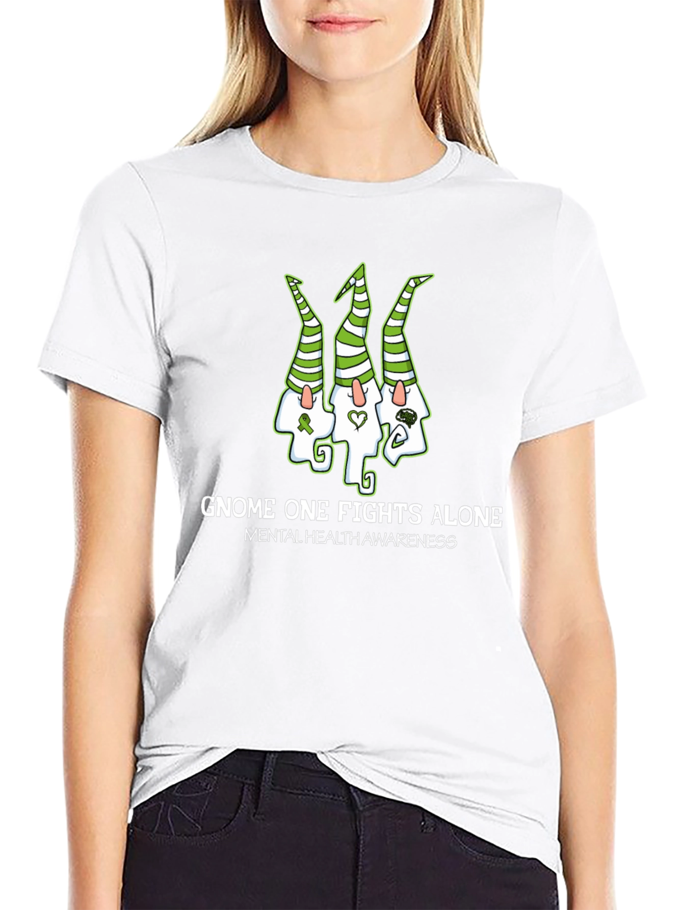 Mental Health Awareness Gnome T-Shirt