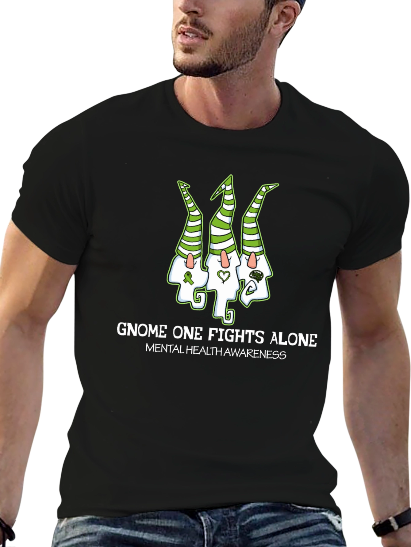 Mental Health Awareness Gnome T-Shirt