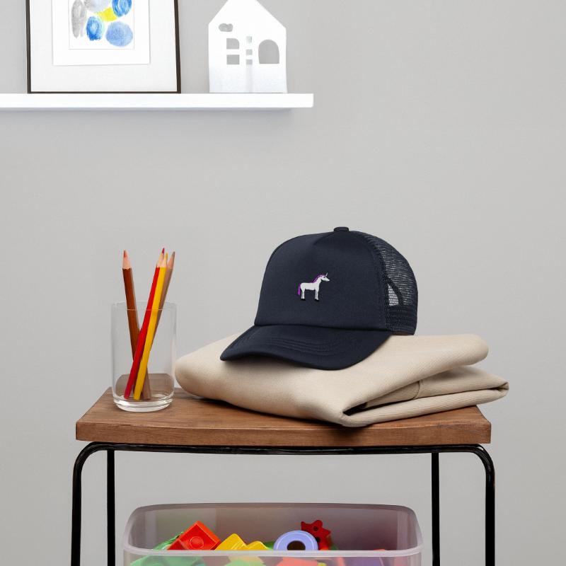 Unicorn Pink Cute Pretty Friendly Cartoon Horse